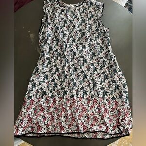Women’s Loft Floral Sleeveless Dress, size 18